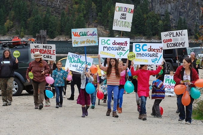 Child-Care-Protest