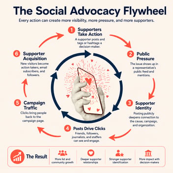 The Social Media Advocacy Flywheel: What High-Performing Campaigns Have Figured Out