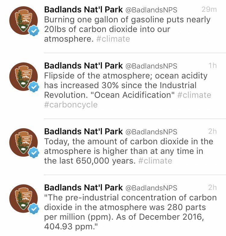 National Park Service Goes Rogue