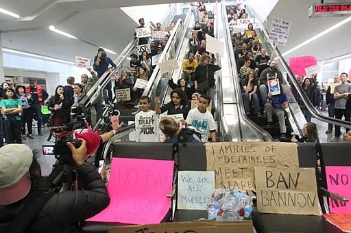 Airport Protests Against the Muslim Ban